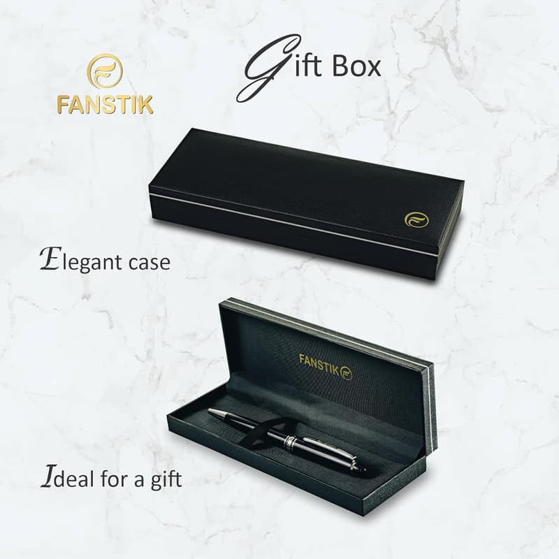 Personalized Luxury Ballpoint Pens for Men and Women, Stainless Steel