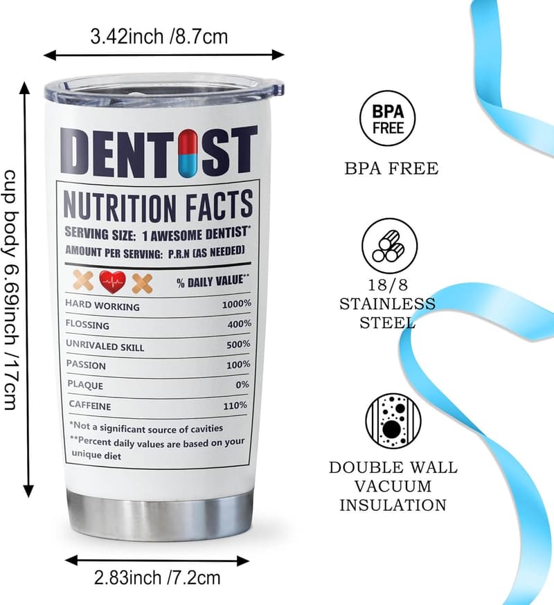 Dental Gifts Tumbler - 20oz For Women and Men