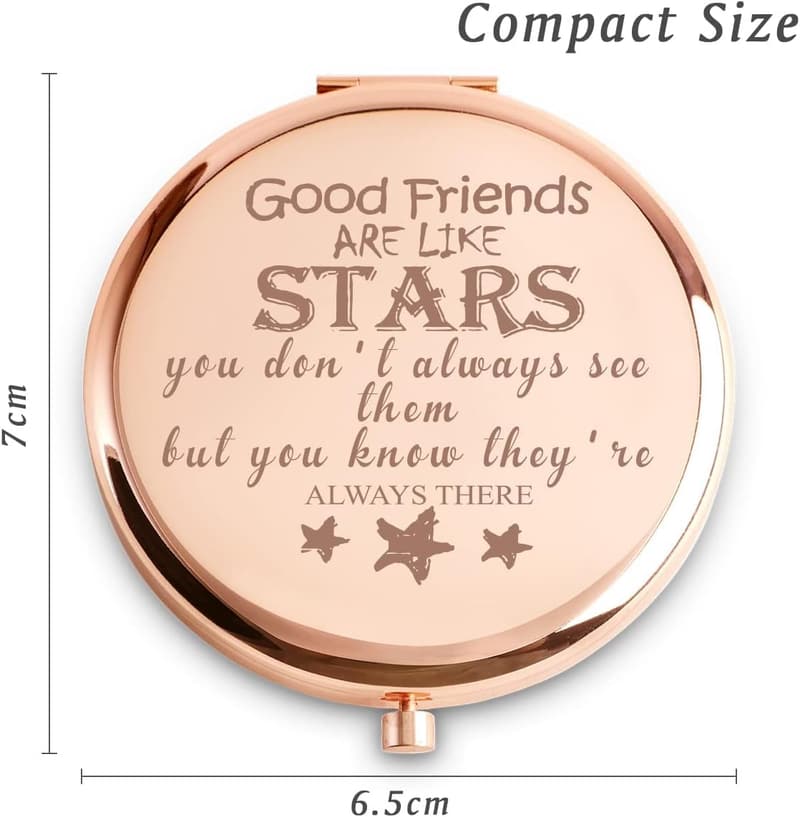 Personalized Compact Mirror - Thoughtful Gift for Women