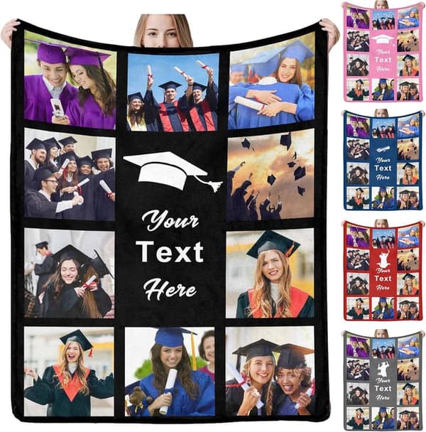 Personalized Graduation Blanket for Class of 2025