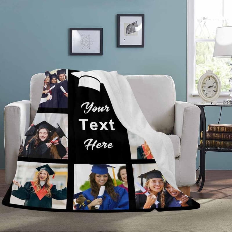 Personalized Graduation Blanket for Class of 2025
