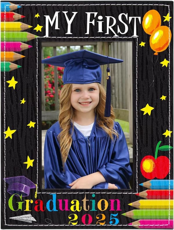 2025 Preschool Graduation Frame - Personalized 5x7 Photo Gift
