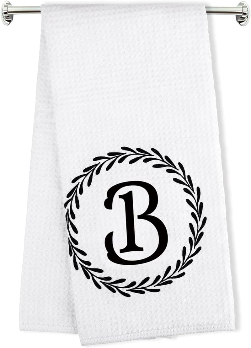 Personalized Monogrammed Hand Towels for Women, 17x23 Inch