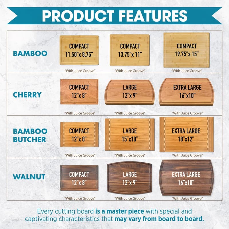 Personalized Wooden Cutting Board - Custom Engraved Gift