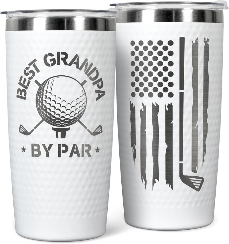 Father's Day Gift - 20 Oz Stainless Steel Tumbler for Grandpa