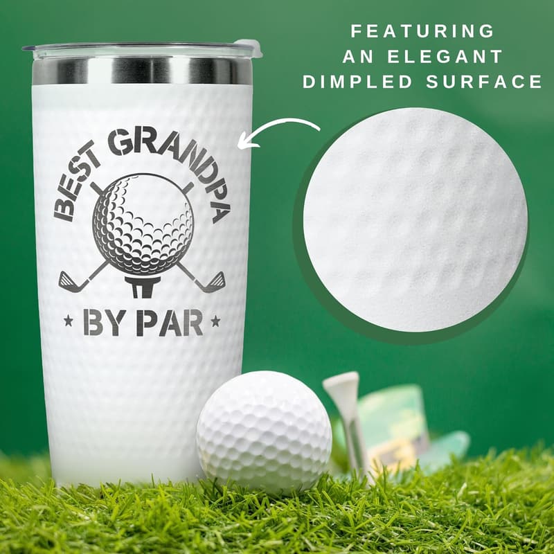 Father's Day Gift - 20 Oz Stainless Steel Tumbler for Grandpa