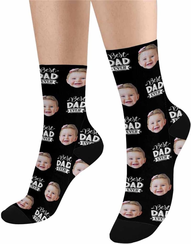 Personalized Photo Socks for Dad