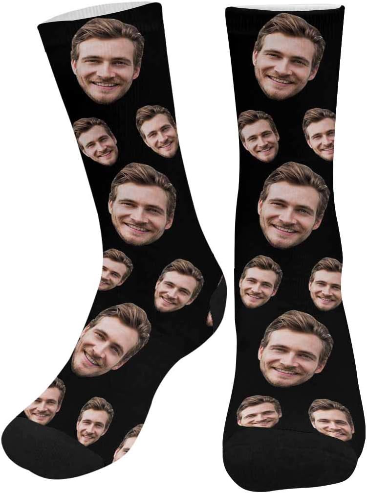 Personalized Funny Face Socks for Father's Day