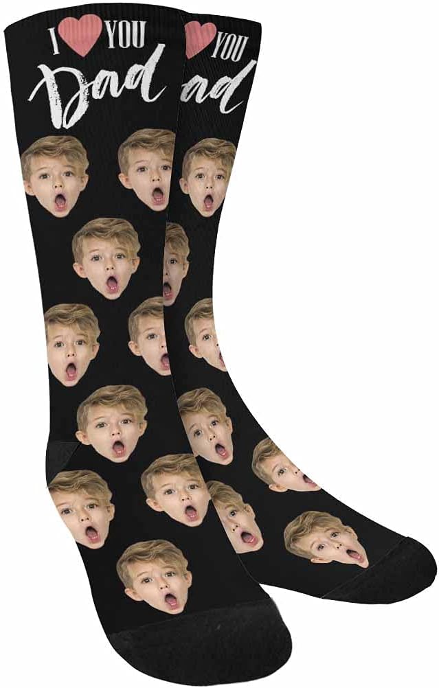 Personalized Photo Crew Socks for Men