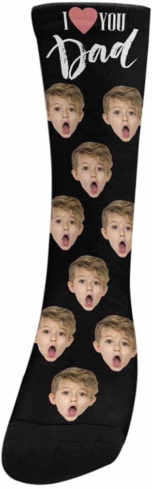 Personalized Photo Crew Socks for Men