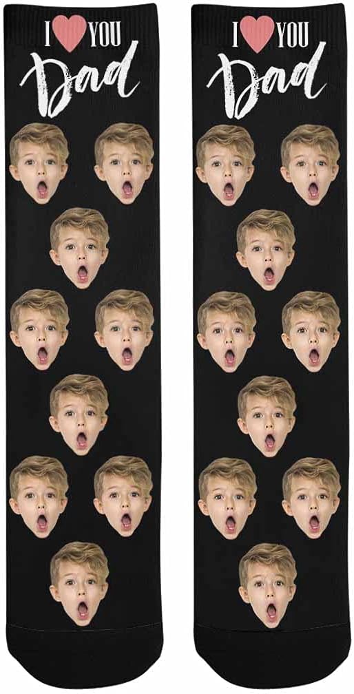 Personalized Photo Crew Socks for Men