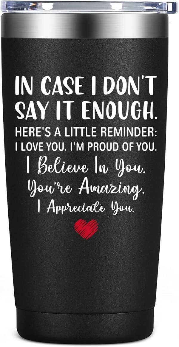 20oz Stainless Steel Tumbler for Couples' Anniversary Gifts