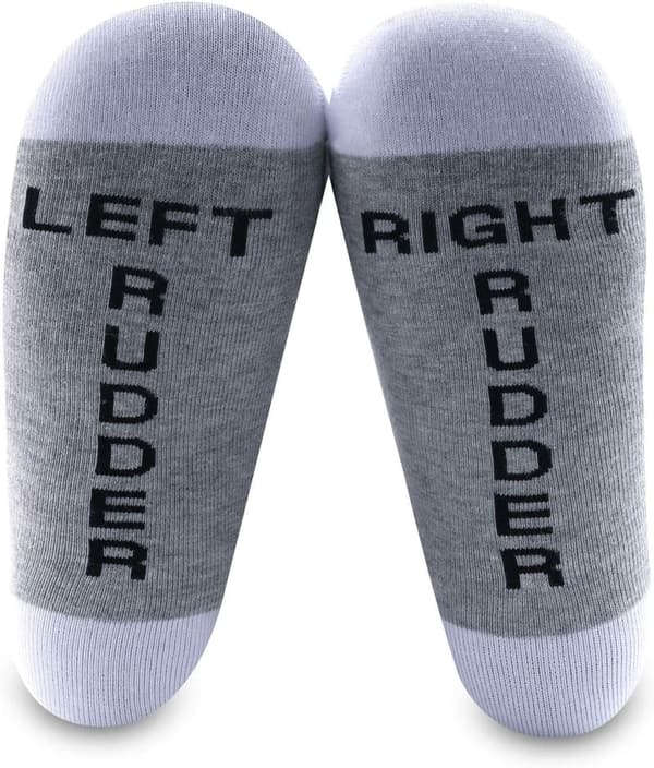 Aviation Themed Pilot Socks for Men - 2 Pairs Gift Set