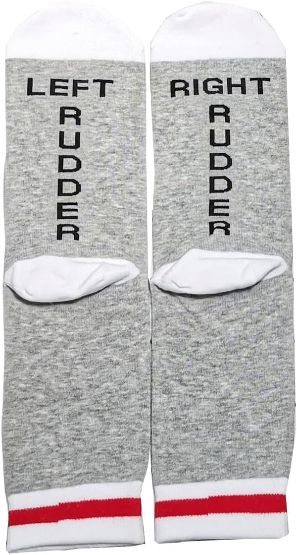 Aviation Themed Pilot Socks for Men - 2 Pairs Gift Set