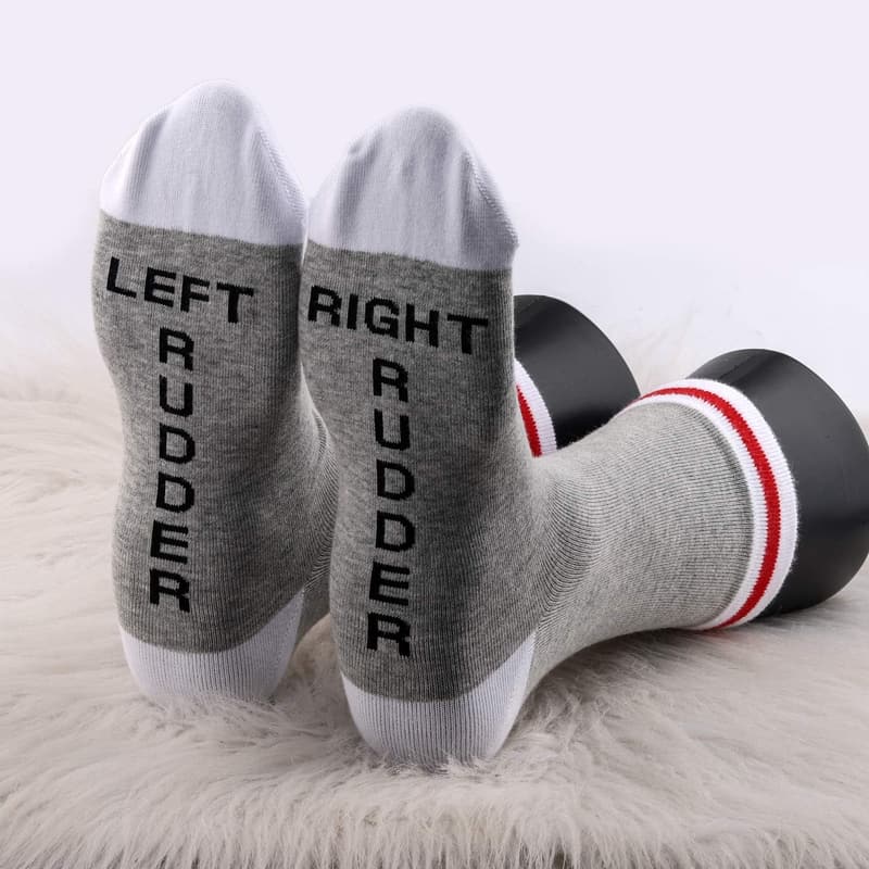 Aviation Themed Pilot Socks for Men - 2 Pairs Gift Set