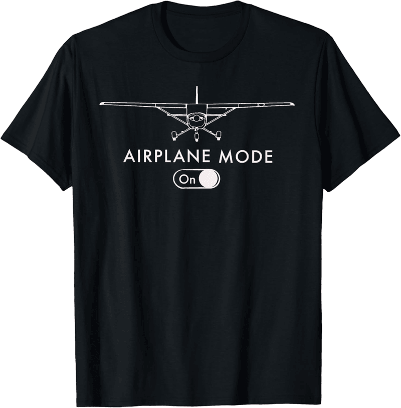 Pilot C172 Airplane Mode Short Sleeve T-Shirt Gift
