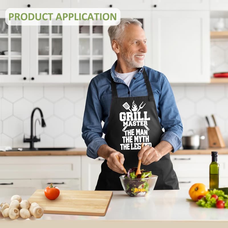 Grandpa Birthday Gift: Wooden Cutting Board & Utensils Set