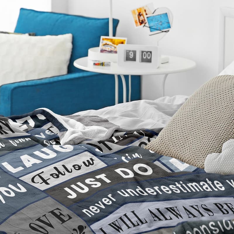 Fathers Day Ultra Soft Plush Blanket for Son
