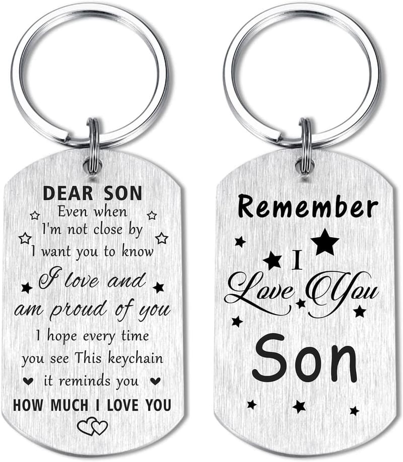 Graduation Keychain Gift for Son -