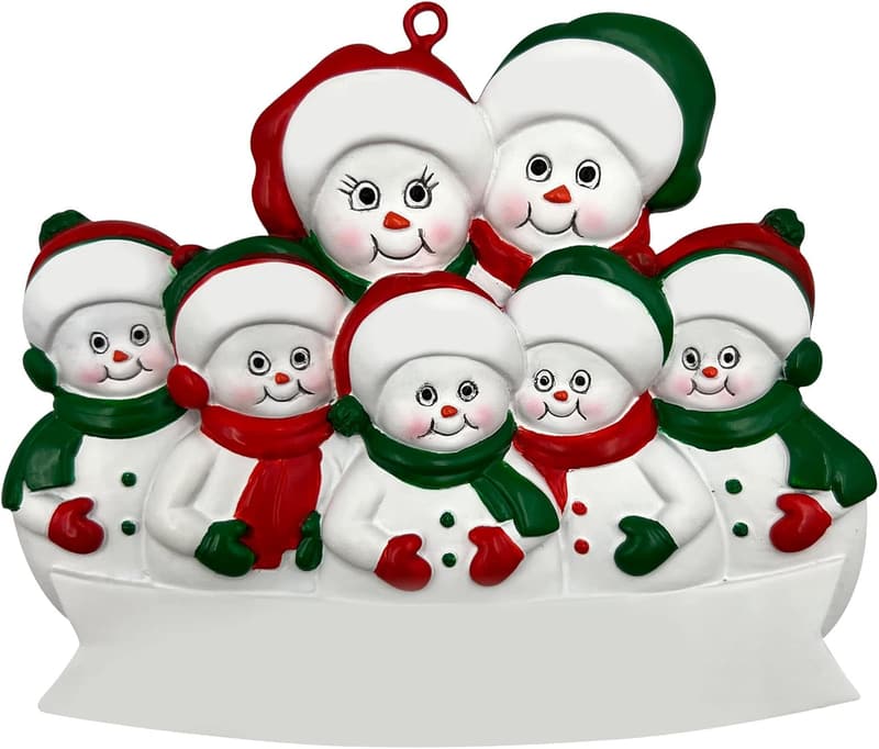 Personalized Christmas Ornament for Grandparents and Grandkids