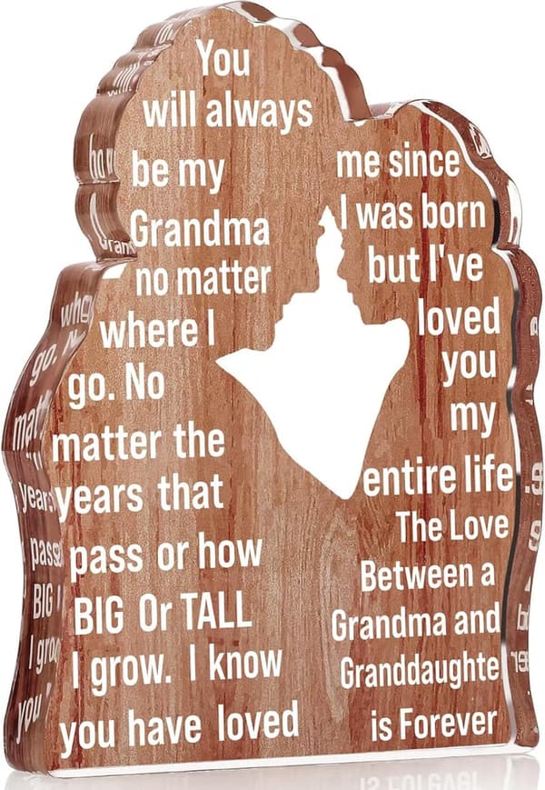 Personalized Acrylic Plaque for Grandma - Mother's Day Gift