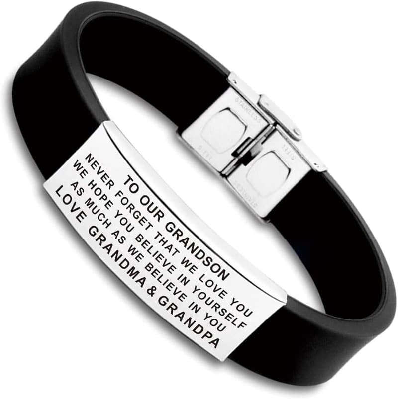 Inspirational Bracelet Gift for Grandson