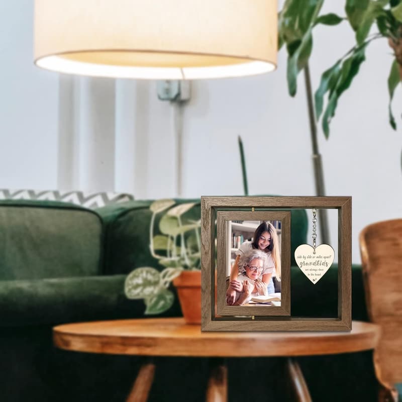 Grandparents' Day Photo Frame for Two 4x6 Pictures