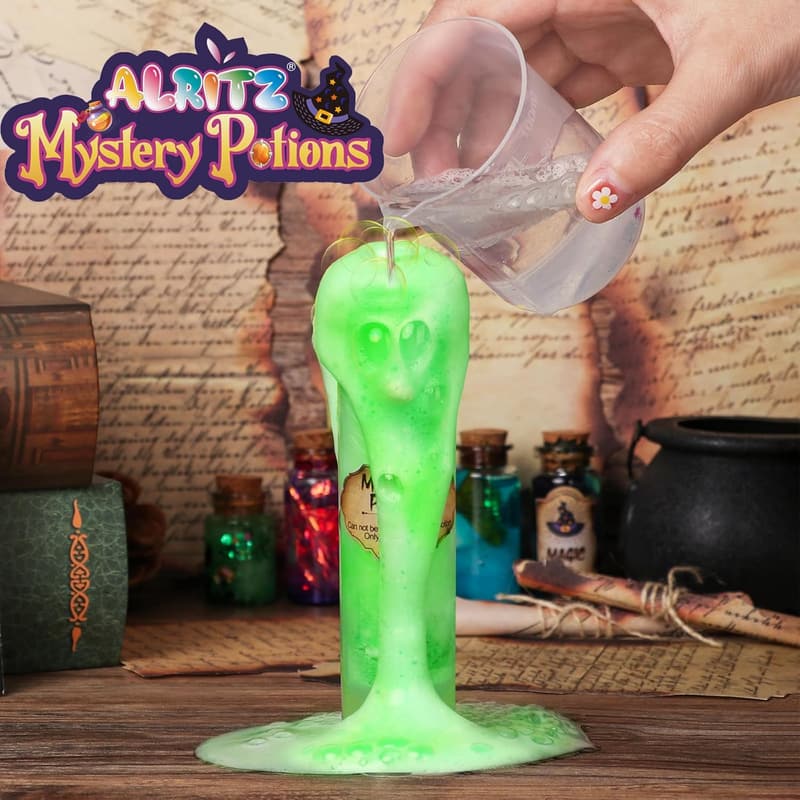 Mystery Potions Kit for Kids – 20 Witch Potion Bottles