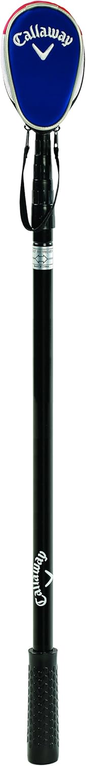 Telescopic Golf Ball Retriever with Dual-Zip Headcover