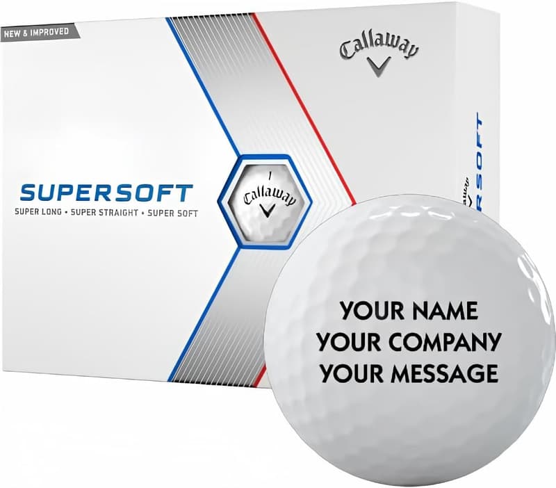 Personalized Callaway Supersoft Golf Balls