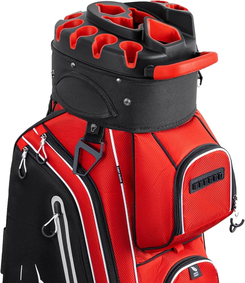 Golf Bag for Men - 14-Way Divider, Rain Cover & Handles