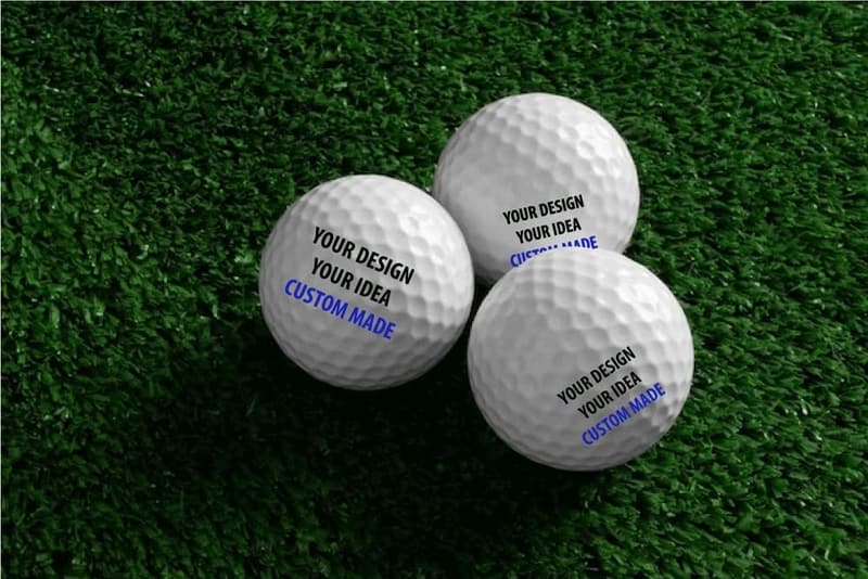 Personalized Golf Balls - Custom Text/Logo, Set of 3