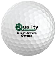 Personalized Golf Balls - Custom Text/Logo, Set of 3