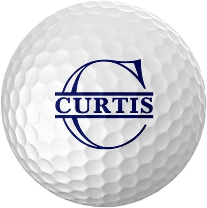 Personalized Golf Balls - Custom Name & Initial (Set of 6)