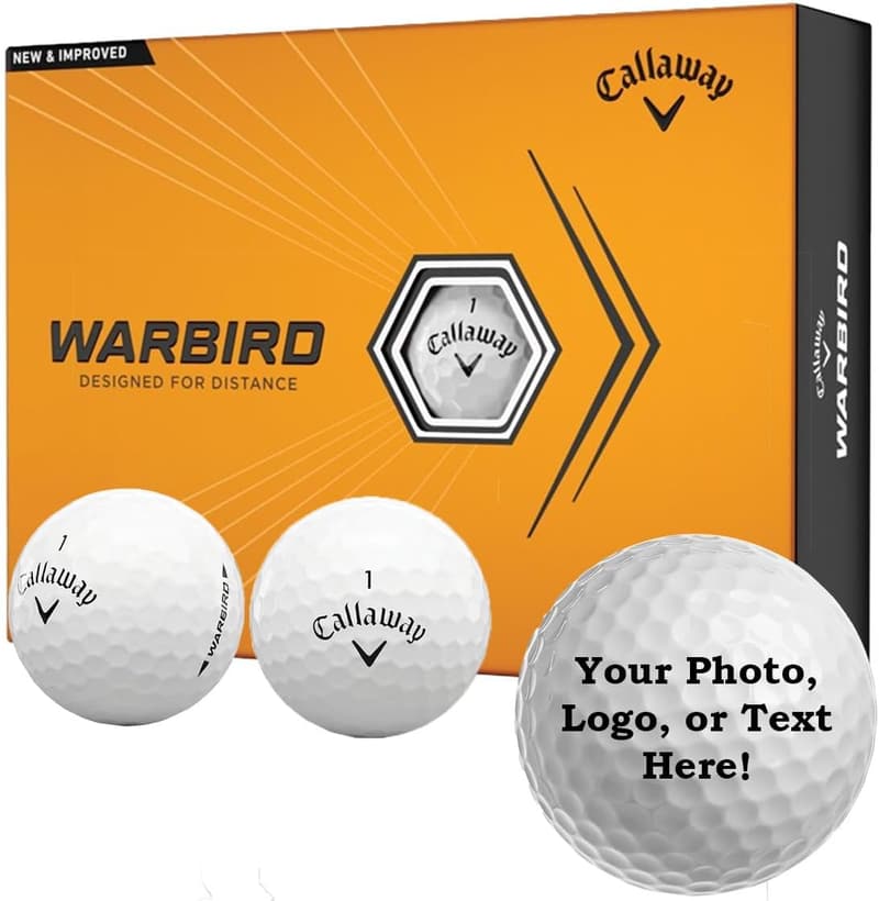 Custom Callaway Warbird Golf Balls with 20 Tees