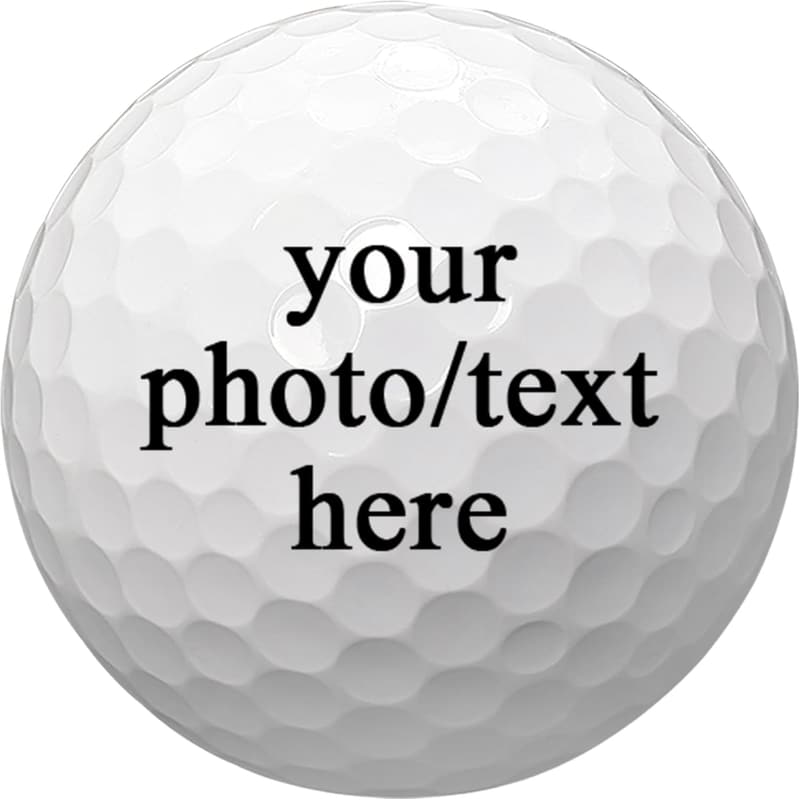 Personalized Golf Balls with Custom Text & Photo - Fun Gift for Him