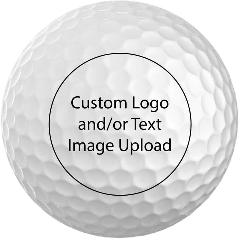 Personalized Golf Balls - Custom Text/Logo, 3-Pack