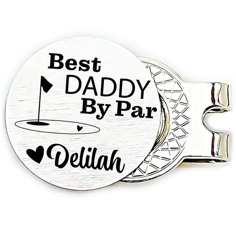 Father's Day Personalized Golf Ball Marker for Dad