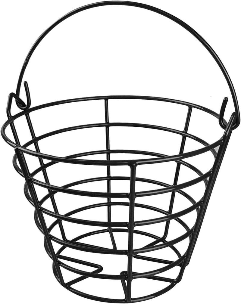 Golf Ball Storage Basket with Handle - Holds 50 Balls