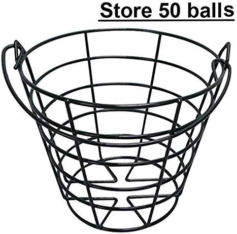 Golf Ball Storage Basket with Handle - Holds 50 Balls