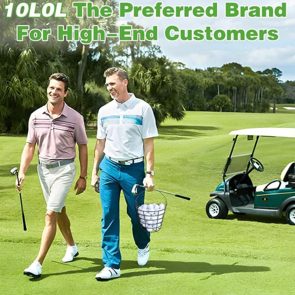 Golf Ball Storage Baskets – 2 Pack Metal Buckets with Handle