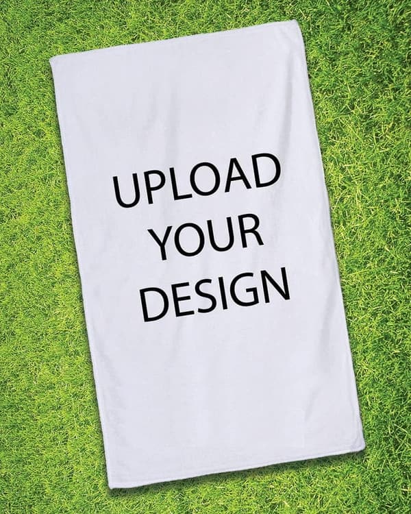 Custom Golf Towels - 4 Pack, Microfiber, Personalized Design