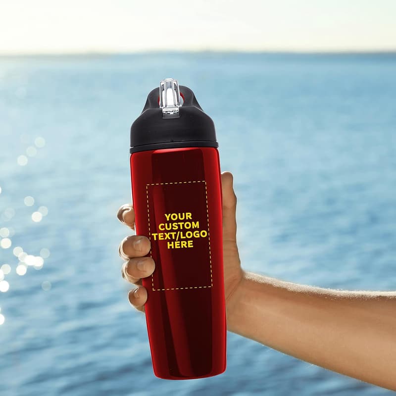 Personalized Stainless Steel Water Bottles – 24 Pack, 28.5 oz