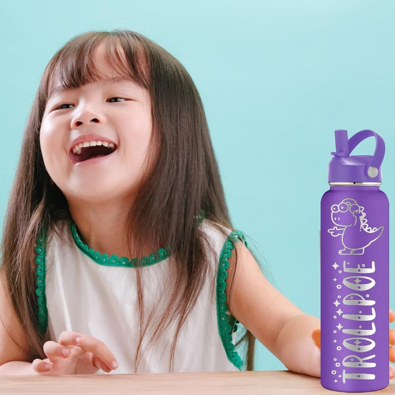 Personalized Insulated Stainless Steel Water Bottle for Kids