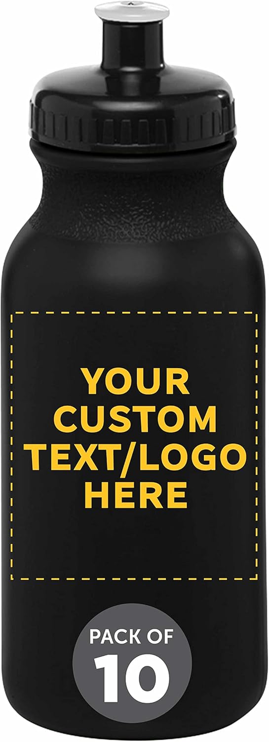 Father's Day Personalized 20 oz. Water Bottles Set of 10