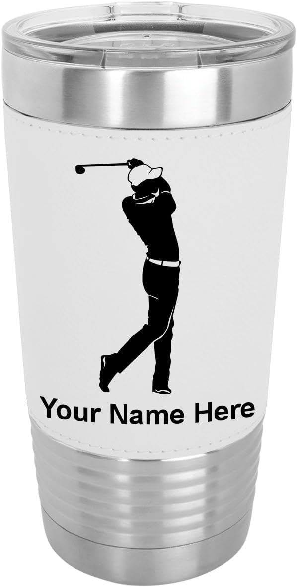Personalized Golf Tumbler Mug - 20oz Vacuum Insulated