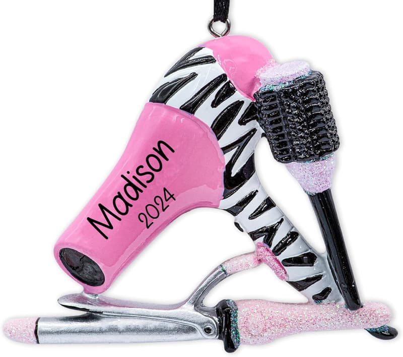 Personalized Hairdresser Christmas Ornament 2025