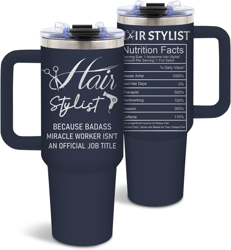 Hairstylist Appreciation Tumbler for Women, 40 Oz