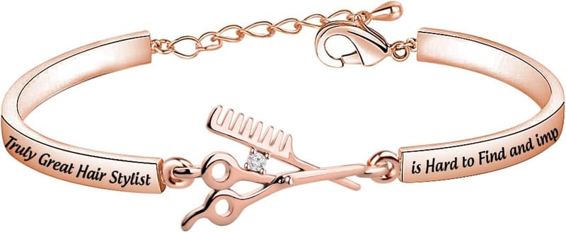 Cosmetologist Bracelet Gift for Hair Stylists