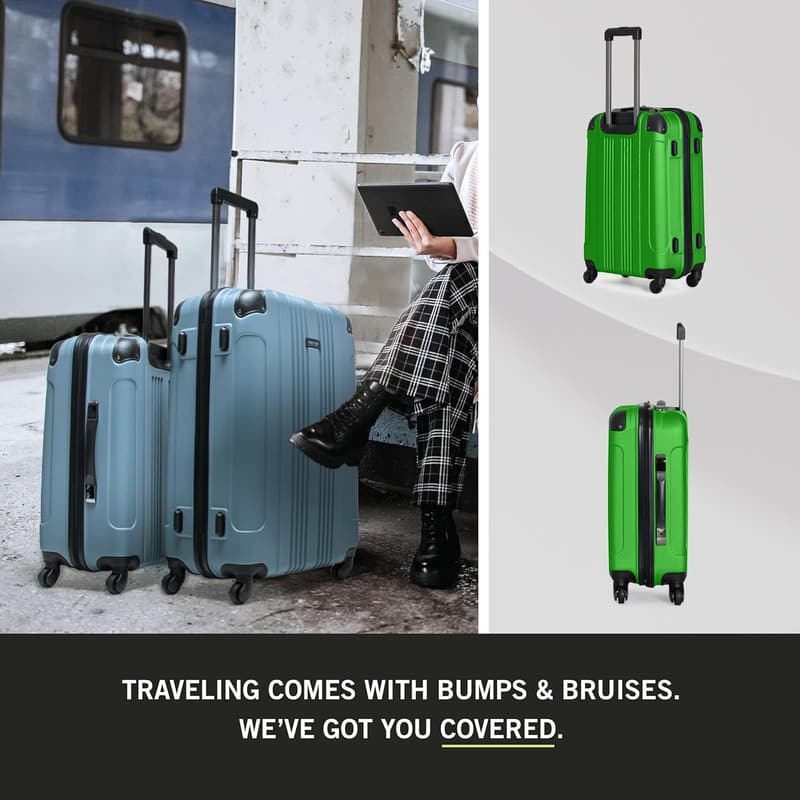 20-Inch Lightweight Hardshell 4-Wheel Spinner Carry-On Luggage